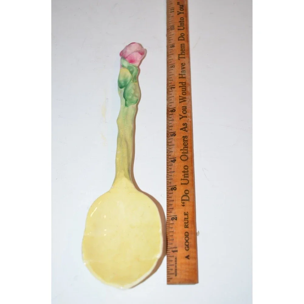 Royal Winton Grimwades Rose Bud Yellow Salad spoon‎ replacement crazing repair